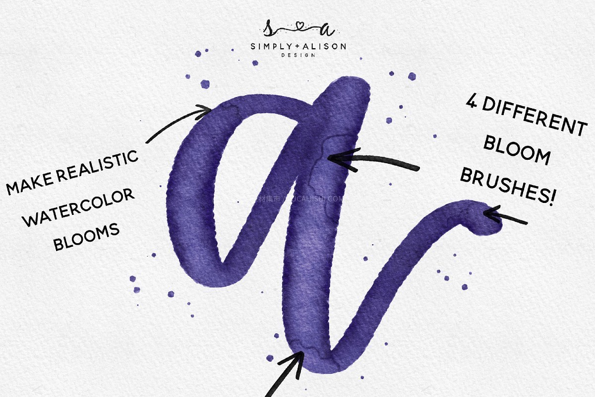 30+Procreate高级水彩手写笔刷